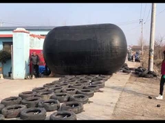 Passaggi per l'installazione della guaina protettiva su parabordi pneumatici gonfiabili