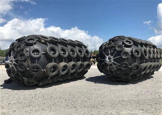 Qualità ISO17357 ha certificato il cuscino ammortizzatore 50kpa 1.5*3m di Yokohama della gomma naturale fabbrica