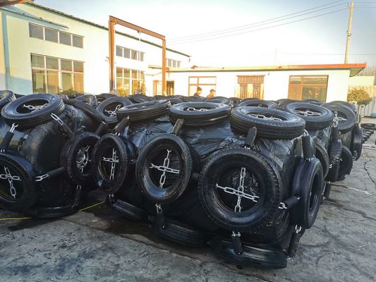 Qualità Parabordo per barche Marine Dock riempito di schiuma galleggiante nera in poliuretano fabbrica