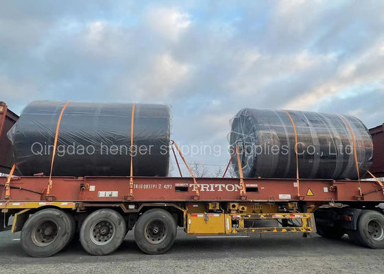 Qualità Schiuma ad alta densità dentro il peso leggero riempito di gomma piuma del cuscino ammortizzatore della sospensione del bacino 2.5*4.1m fabbrica