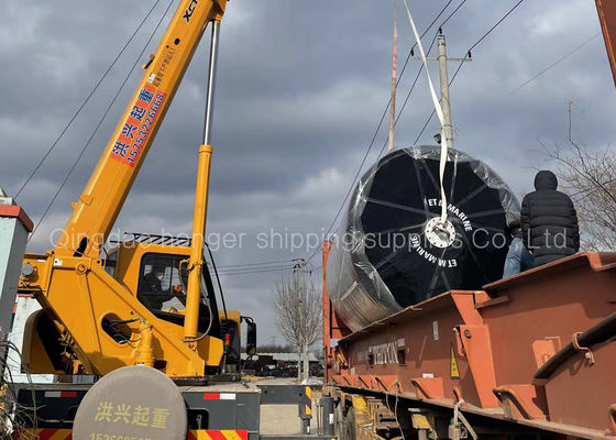 Qualità Schiuma ad alta densità dentro il peso leggero riempito di gomma piuma del cuscino ammortizzatore della sospensione del bacino 2.5*4.1m fabbrica