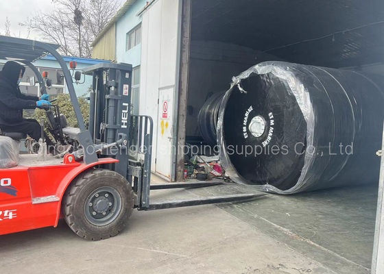 Qualità Schiuma ad alta densità dentro il peso leggero riempito di gomma piuma del cuscino ammortizzatore della sospensione del bacino 2.5*4.1m fabbrica