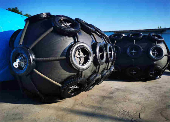 Qualità Tipo bacino galleggiante Marine Pneumatic Rubber Boat Fender di Yokohama fabbrica