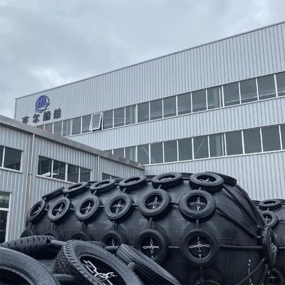 Qualità Dimensioni personalizzate Fender in gomma pneumatica conforme ISO17357 con pressione di 50kpa e 80kpa per applicazioni marine fabbrica