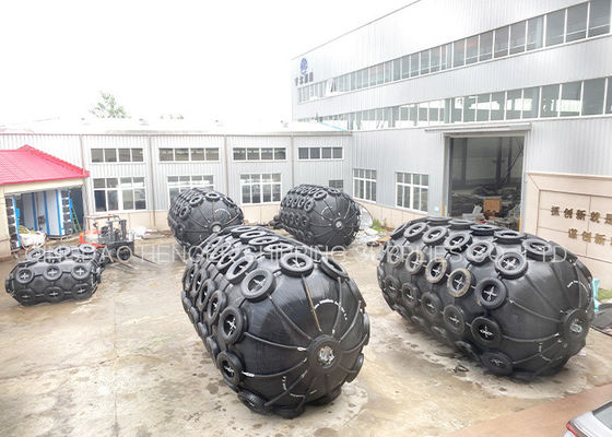 Qualità Fender di gomma pneumatica marino nero ISO17357 certificato 80Kpa fabbrica