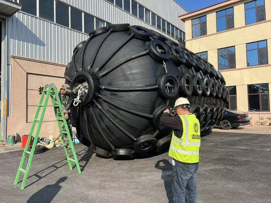 Qualità Valvola di sicurezza inclusa Protezione del molo Fender pneumatico per una protezione ottimale fabbrica