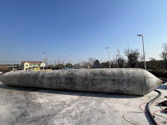 Qualità resistenza gomma e fibra sintetica gomma marina airbag eccellente pressione di scoppio da 0,3 MPa a 0,5 MPa ideale per applicazioni marine fabbrica