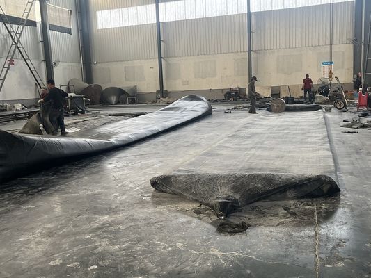 Qualità resistenza gomma e fibre sintetiche gomma marina airbag gonfiato con aria compressa ideale per le applicazioni di sollevamento e lancio marittimo fabbrica