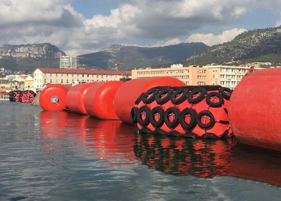 Qualità ISO 17357 Certified EVA Foam Filled Fender with Customizable Density 70-110kg/m³ and 0.5m-4.8m Diameter for Marine Use fabbrica