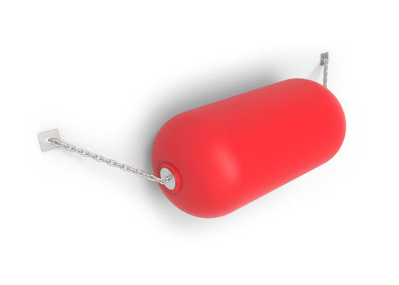 Qualità Cuscino ammortizzatore solido del bacino galleggiante di colore rosso con poliuretano riempito di gomma piuma fabbrica