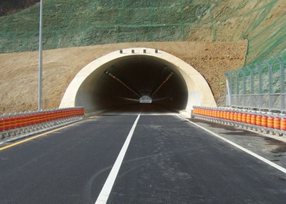 Qualità Barriera di sicurezza del rullo di sicurezza di colore rosso, barriera della strada del rullo dell'entrata del tunnel fabbrica