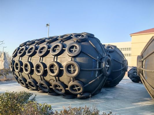 Qualità Fender in gomma pneumatica nera con buona resistenza all'abrasione 24 mesi fabbrica