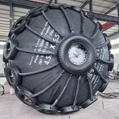 Qualità Pressione interna iniziale 80kpa Rete Parabordi Marina Tipo Ideale per l'assorbimento degli urti delle imbarcazioni marine e i sistemi di sicurezza dei moli fabbrica