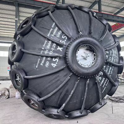 Qualità Pressione interna iniziale 80kpa Rete Parabordi Marina Tipo Ideale per l'assorbimento degli urti delle imbarcazioni marine e i sistemi di sicurezza dei moli fabbrica