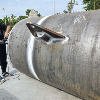 Qualità Boa di ormeggio galleggiante in acciaio di grosso diametro per applicazioni offshore marine fabbrica