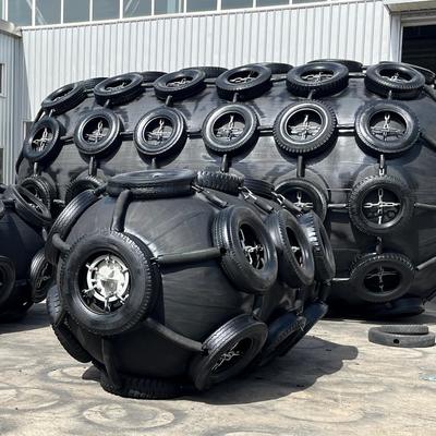 Qualità Parabordi Pneumatici in Gomma ISO17357 Personalizzati con Pressione 50kpa 80kpa per Marine fabbrica