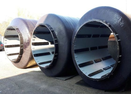 Qualità Parabordi riempiti di schiuma standard ISO17357 personalizzati con opzioni di diametro da 0,5 a 4,8 m fabbrica