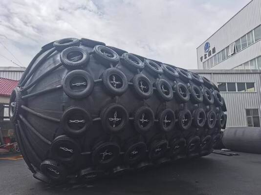 Qualità Parabordo Pneumatico in Gomma con Striscia Riflettente di Sicurezza per Visibilità Notturna e Pressione 50kpa & 80kpa con Garanzia di 24 Mesi fabbrica