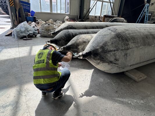 Qualità Anti Corrosion Marine Rubber Airbag for Long Term Saltwater Service with 0.8-3 M Diameter fabbrica