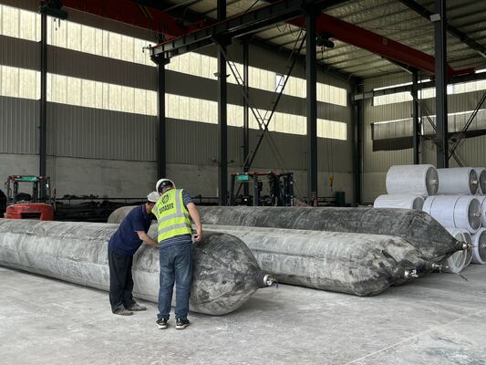 Qualità Anti Corrosion Marine Rubber Airbag for Long Term Saltwater Service with 0.8-3 M Diameter fabbrica