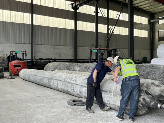 Qualità Marine Rubber Airbag with Stainless Steel Mounting Hardware for Corrosion Free Installation fabbrica