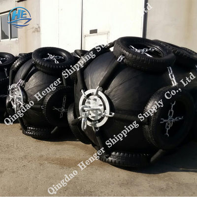 Qualità Cuscino ammortizzatore marino pneumatico scuro di buona tenuta dell'aria per le navi portacontainer CCS fabbrica