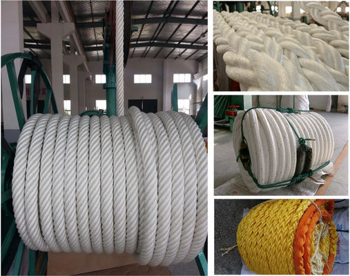 Qualità Poliestere d'attracco ad alta resistenza Marine Rope Water Absorbing fabbrica