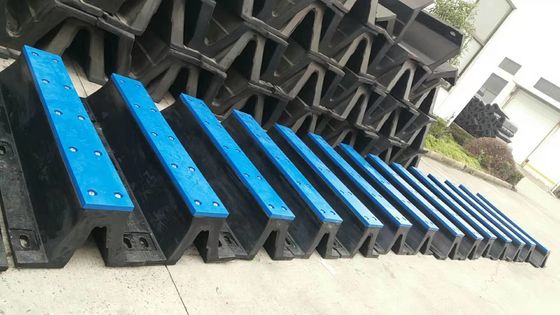 Qualità H200 * L800 tipo di gomma marino cuscino ammortizzatore del cuscino ammortizzatore V per la nave 2 anni di garanzia fabbrica