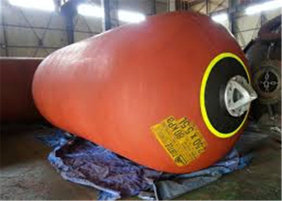 Qualità Cuscino ammortizzatore di gomma pneumatico a catena di 1700X3000MM Tiro 80Kpa fabbrica