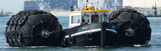 Qualità Reti della corda che fanno galleggiare il tipo pneumatico cuscino ammortizzatore di Marine Fender d dei cuscini ammortizzatori di gomma pneumatici fabbrica