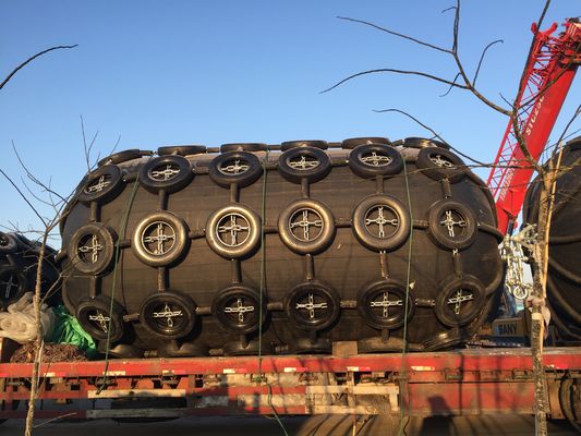 Qualità Cuscini ammortizzatori di gomma pneumatici di Mat With Rope Net Pneumatic del cuscino ammortizzatore di gomma della barca fabbrica