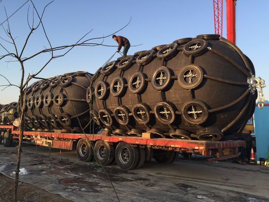 Qualità Cuscini ammortizzatori di gomma pneumatici di Mat With Rope Net Pneumatic del cuscino ammortizzatore di gomma della barca fabbrica