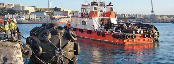 Qualità La BV ha certificato Marine Rubber Fender Yokohama Ship pneumatica per spedire il cuscino ammortizzatore del peschereccio fabbrica