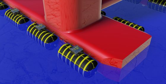 Qualità Airbag di lancio Marine Rubber Airbag gonfiabile della nave di pressione bassa fabbrica