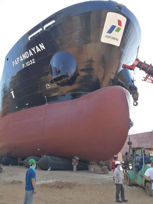Qualità Nave di sollevamento di lancio di bacino di carenaggio di Marine Rubber Ship Launching Airbags fabbrica