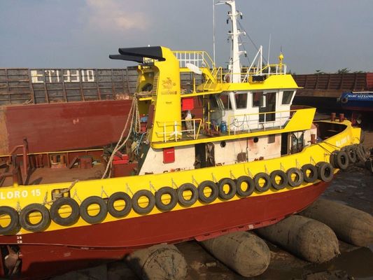 Qualità 8 strati di D15 L12m spediscono Marine Rubber Airbag Salvage Belt di lancio Marine Airbags fabbrica