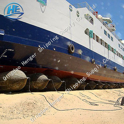 Qualità 8 strati di D15 L12m spediscono Marine Airbags Marine Rubber Airbag di lancio fabbrica