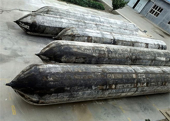 Qualità ISO 14409 Certified Pneumatic Rubber Fender - Natural Rubber Marine Airbag with 80kpa Working Pressure fabbrica