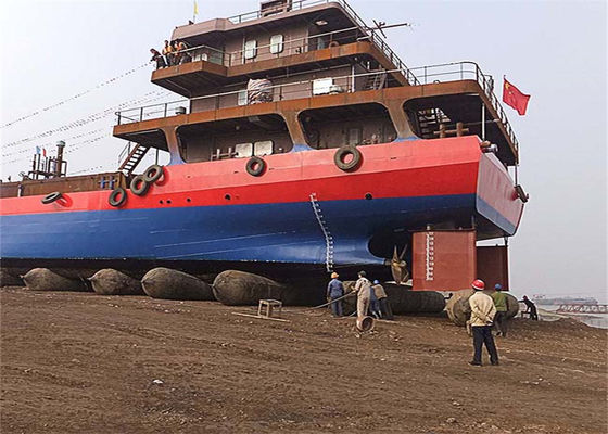 Qualità Airbag in gomma marina per carichi pesanti con 4-12 strati, diametro 0,8-3 m e kit di riparazione per il varo di navi fabbrica