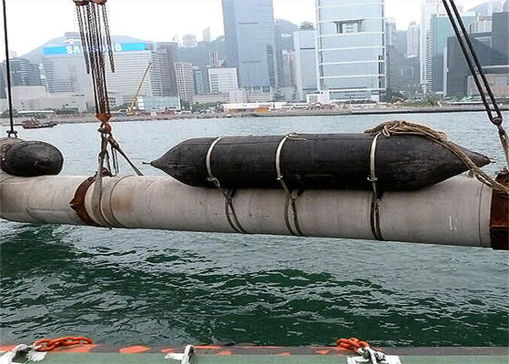 Qualità ISO 14409 Certified Marine Rubber Airbag with 80kPa Working Pressure and Natural Rubber Material fabbrica